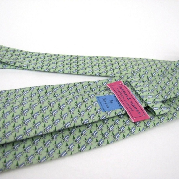VINEYARD VINES Tie Green Blue Nautical Beach Chair - Picture 6 of 7